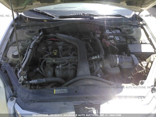 3FAHP07Z19R163486 - 2009 FORD FUSION SE Srebrny zdjęcie 10