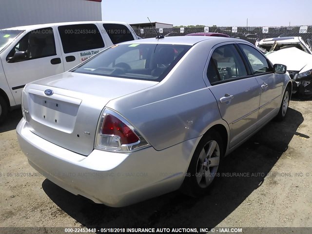 3FAHP07Z19R163486 - 2009 FORD FUSION SE Srebrny zdjęcie 4