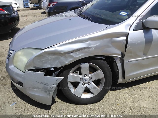 3FAHP07Z19R163486 - 2009 FORD FUSION SE Srebrny zdjęcie 6