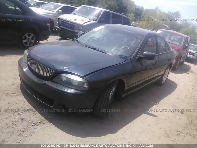 1LNHM87A36Y633571 - 2006 LINCOLN LS BLACK photo 2