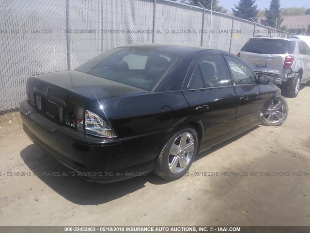 1LNHM87A36Y633571 - 2006 LINCOLN LS BLACK photo 4