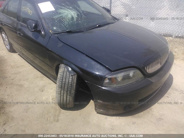 1LNHM87A36Y633571 - 2006 LINCOLN LS BLACK photo 6