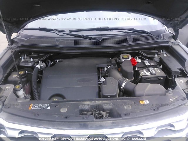 1FM5K8F84GGC94382 - 2016 FORD EXPLORER LIMITED 灰色 照片 10