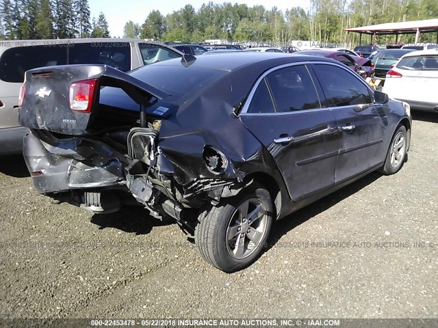 1G11B5SA1DF297132 - 2013 CHEVROLET MALIBU LS GRAY photo 4