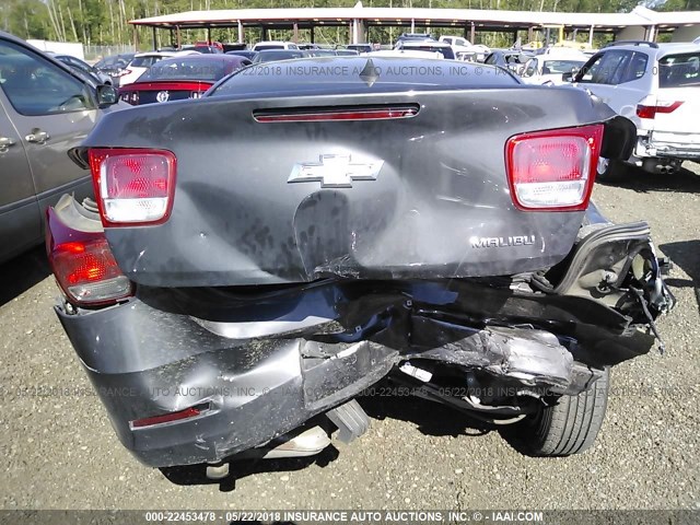 1G11B5SA1DF297132 - 2013 CHEVROLET MALIBU LS GRAY photo 6