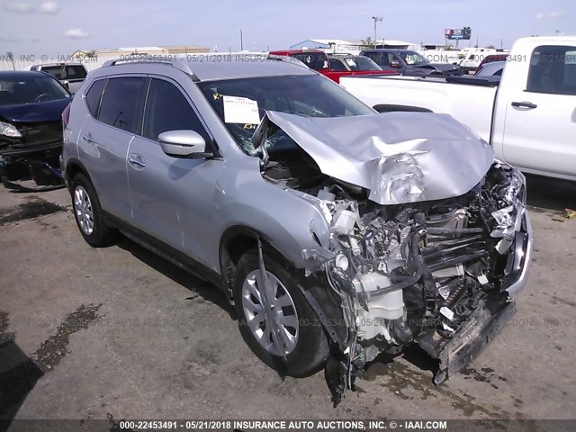 KNMAT2MT6HP578229 - 2017 NISSAN ROGUE S/SV SILVER photo 1