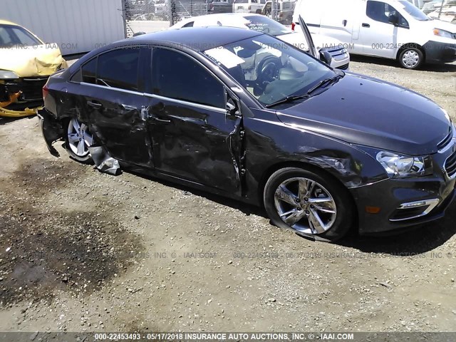 1G1P75SZ5F7190454 - 2015 CHEVROLET CRUZE BLACK photo 6