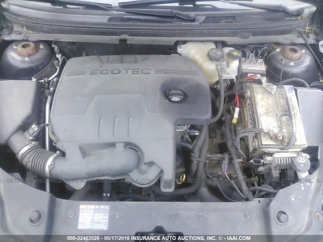 1G1ZC5EU8CF308180 - 2012 CHEVROLET MALIBU 1LT 黑色 照片 10