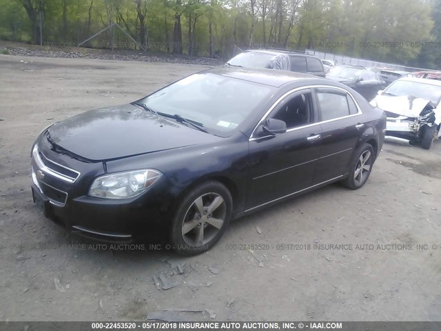 1G1ZC5EU8CF308180 - 2012 CHEVROLET MALIBU 1LT 黑色 照片 2