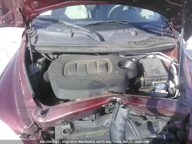 3GNCA13B29S517004 - 2009 CHEVROLET HHR LS Bordo foto 10