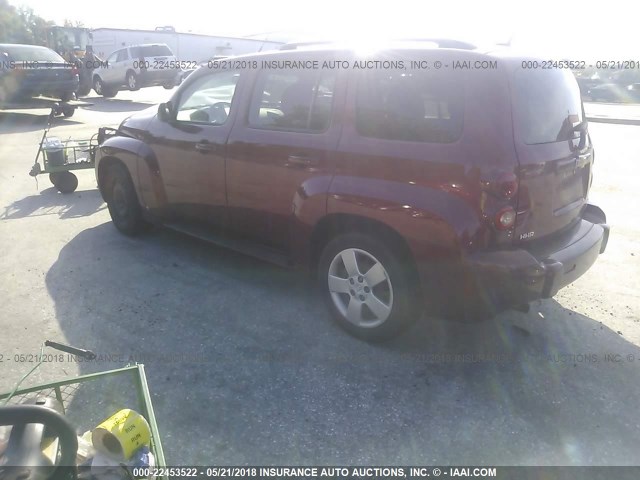 3GNCA13B29S517004 - 2009 CHEVROLET HHR LS Bordo foto 3