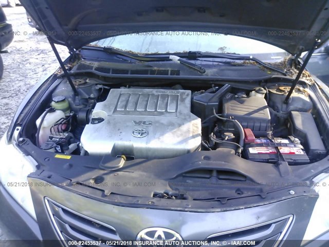 4T1BK46K37U502048 - 2007 TOYOTA CAMRY NEW GENERAT LE/XLE/SE GRAY photo 10