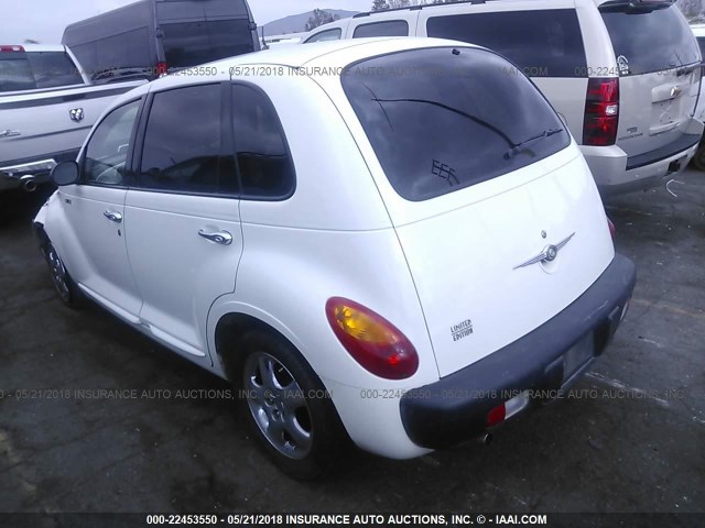 3C8FY68B72T258502 - 2002 CHRYSLER PT CRUISER LIMITED/DREAM CRUISER WHITE photo 3