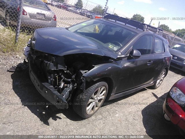 JM1BL1K65B1459612 - 2011 MAZDA 3 S GRAY photo 2