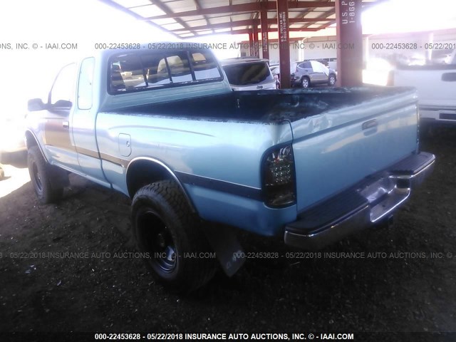 4TAVN73K2SZ046923 - 1995 TOYOTA TACOMA XTRACAB SR5 TEAL photo 3