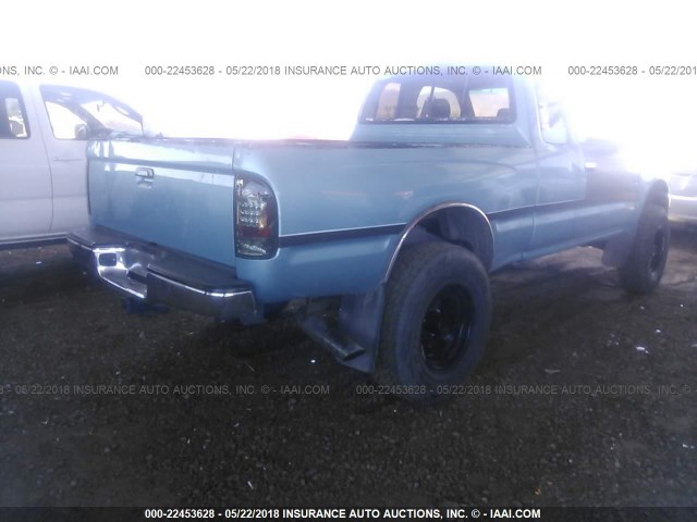 4TAVN73K2SZ046923 - 1995 TOYOTA TACOMA XTRACAB SR5 TEAL photo 4