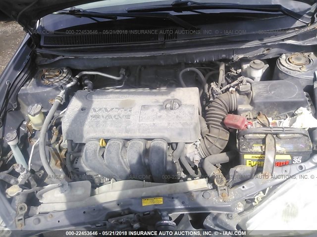 2T1KR32E76C578488 - 2006 TOYOTA COROLLA MATRIX XR GRAY photo 10