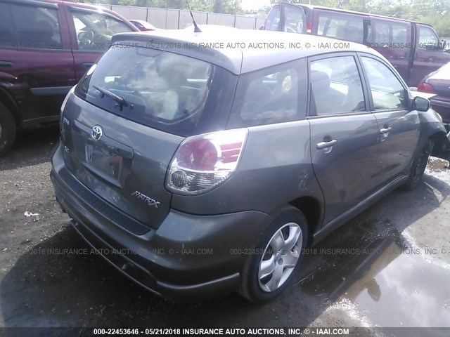 2T1KR32E76C578488 - 2006 TOYOTA COROLLA MATRIX XR GRAY photo 4