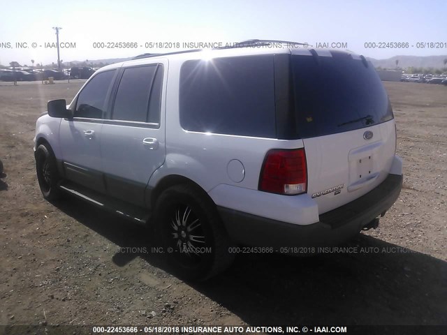 1FMPU16L73LB04011 - 2003 FORD EXPEDITION XLT 白色 照片 3