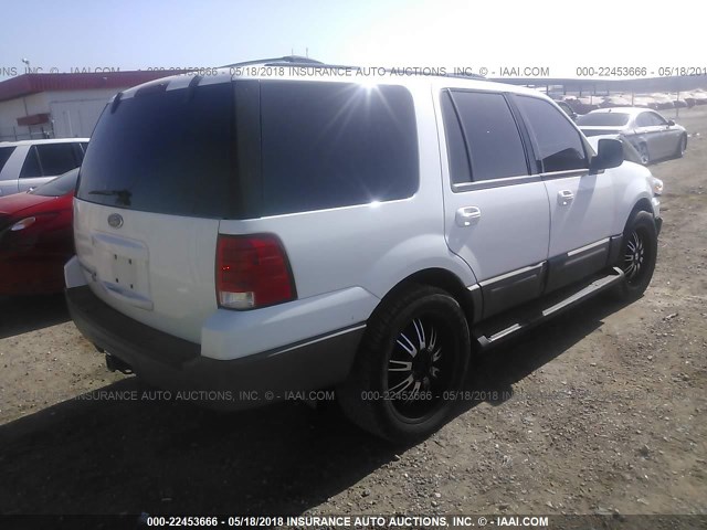 1FMPU16L73LB04011 - 2003 FORD EXPEDITION XLT 白色 照片 4