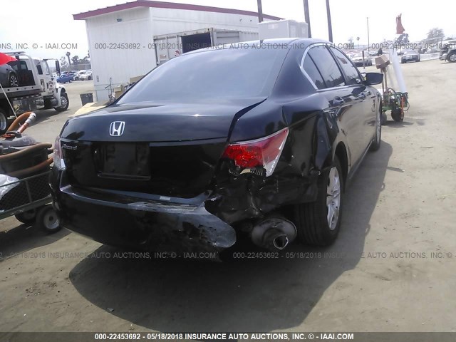 1HGCP2F40AA084140 - 2010 HONDA ACCORD LXP BLACK photo 4