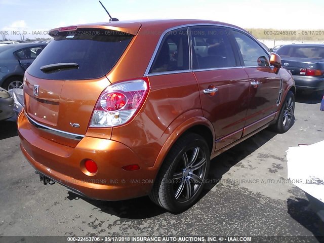 3GSCL13768S613381 - 2008 SATURN VUE REDLINE ORANGE photo 4