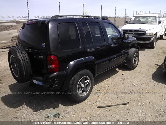 1J4GL38K93W592992 - 2003 JEEP LIBERTY RENEGADE BLACK photo 6