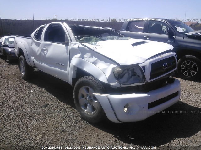 5TETU62N27Z354285 - 2007 TOYOTA TACOMA PRERUNNER ACCESS CAB WHITE photo 1