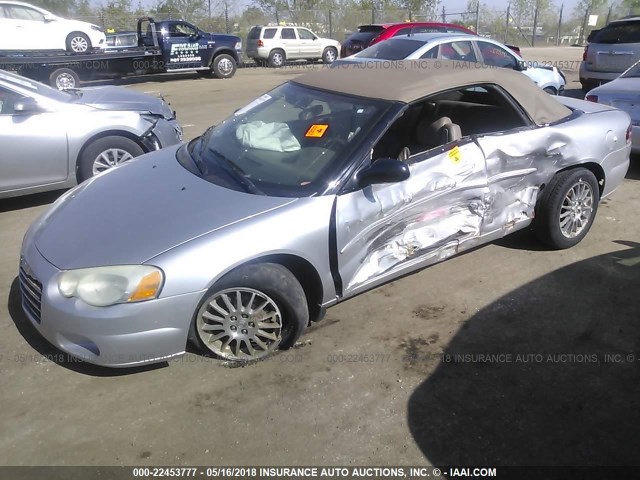 1C3EL55R96N215281 - 2006 CHRYSLER SEBRING TOURING SILVER photo 2