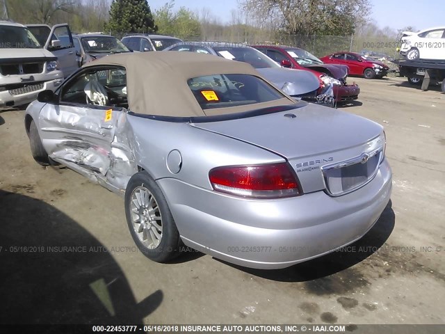 1C3EL55R96N215281 - 2006 CHRYSLER SEBRING TOURING SILVER photo 3