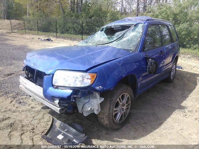 JF1SG66658H720609 - 2008 SUBARU FORESTER SPORTS 2.5X/SPORTS 2.5XT BLUE photo 2