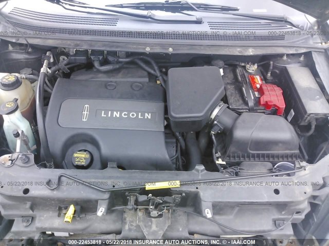 2LMDJ8JK0CBL06244 - 2012 LINCOLN MKX შავი ფოტო 10