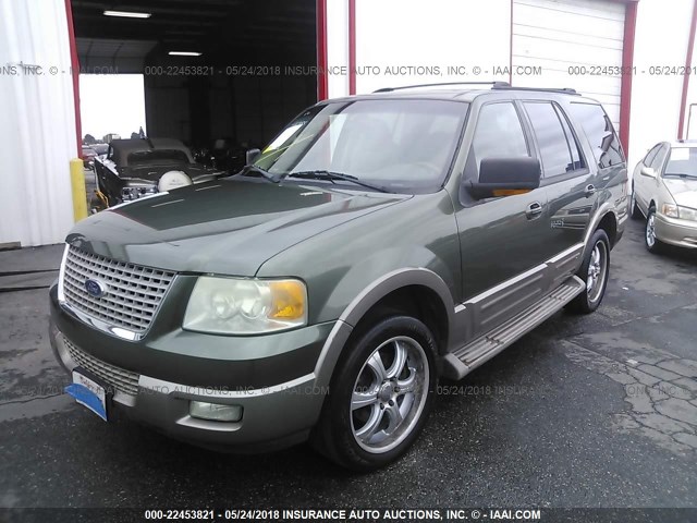 1FMFU17L23LC42985 - 2003 FORD EXPEDITION EDDIE BAUER GREEN photo 2