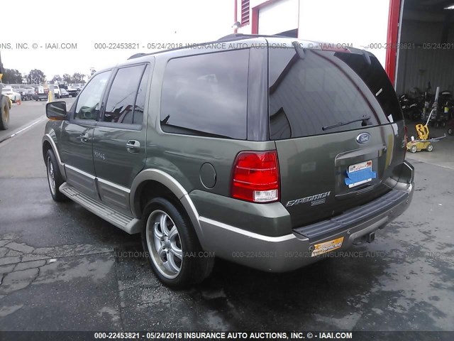 1FMFU17L23LC42985 - 2003 FORD EXPEDITION EDDIE BAUER GREEN photo 3