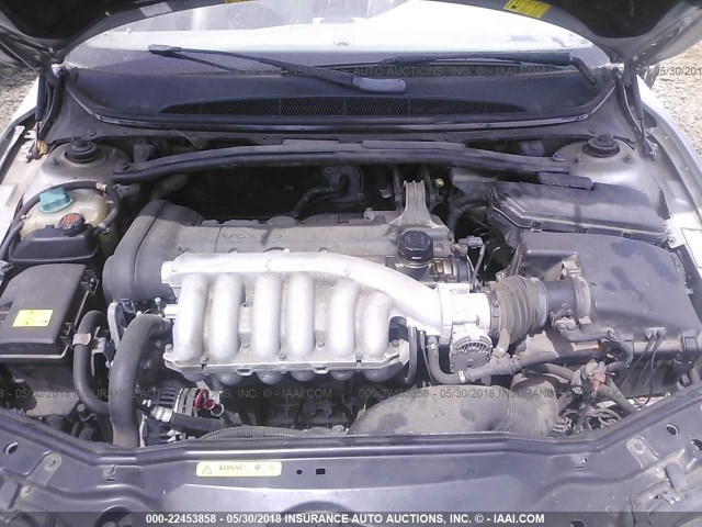 YV1TS92D441339172 - 2004 VOLVO S80 SILVER photo 10