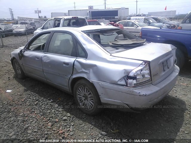 YV1TS92D441339172 - 2004 VOLVO S80 SILVER photo 3