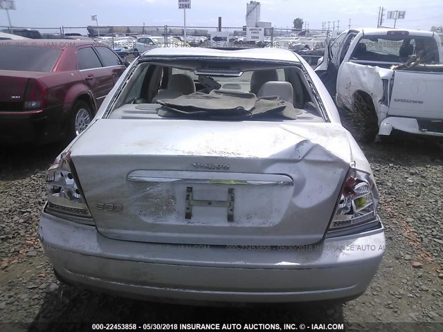 YV1TS92D441339172 - 2004 VOLVO S80 SILVER photo 6