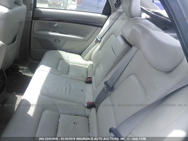 YV1TS92D441339172 - 2004 VOLVO S80 SILVER photo 8