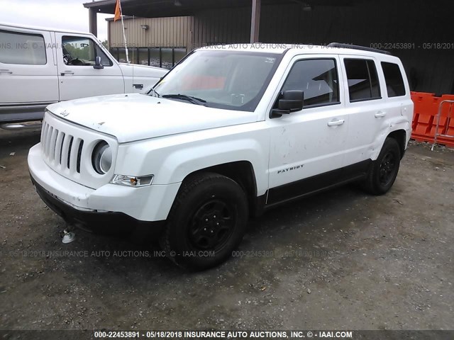 1C4NJPBB7GD659402 - 2016 JEEP PATRIOT SPORT WHITE photo 2