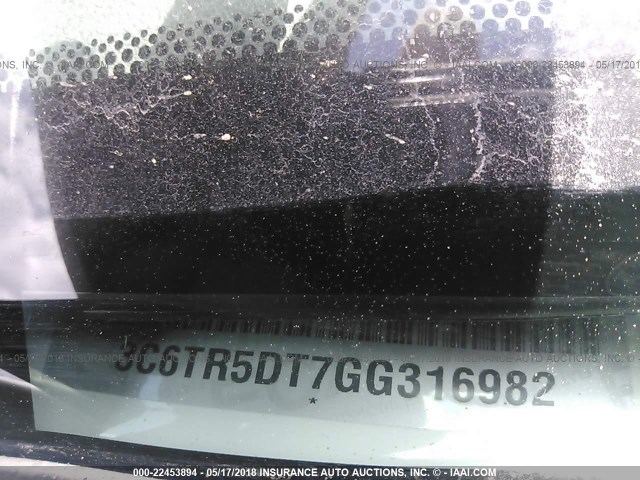 3C6TR5DT7GG316982 - 2016 RAM 2500 SLT WHITE photo 9