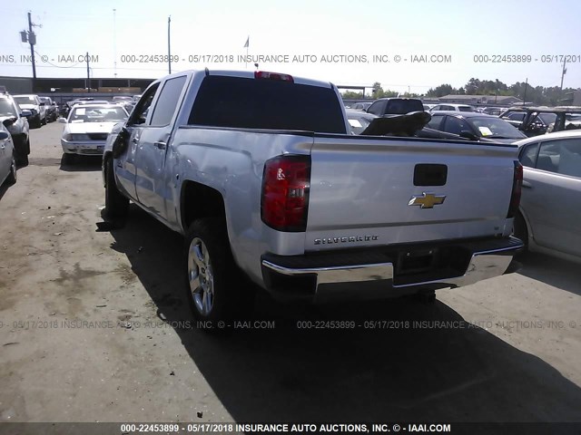 3GCPCREC8EG530751 - 2014 CHEVROLET SILVERADO C1500 LT SILVER photo 3