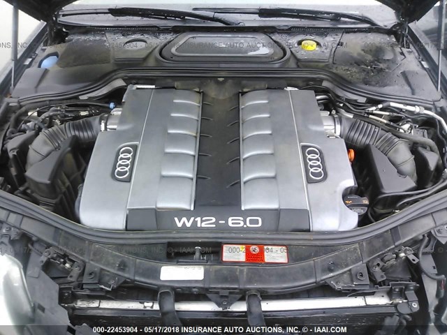 WAUMR94E29N003867 - 2009 AUDI A8 L W12 QUATTRO BLACK photo 10