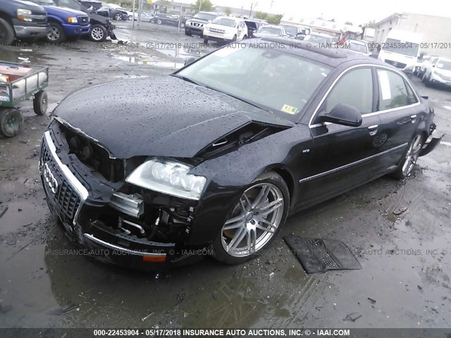 WAUMR94E29N003867 - 2009 AUDI A8 L W12 QUATTRO BLACK photo 2