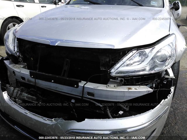 KMHGC4DD5DU212946 - 2013 HYUNDAI GENESIS 3.8L SILVER photo 6