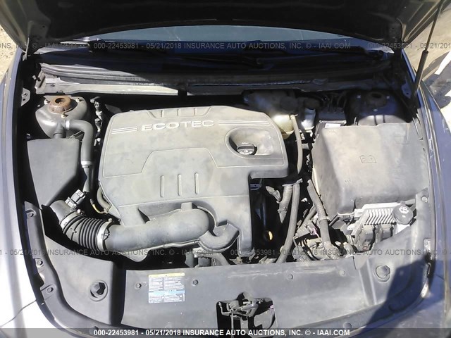 1G1ZC5EB8A4132061 - 2010 CHEVROLET MALIBU 1LT 灰色 照片 10