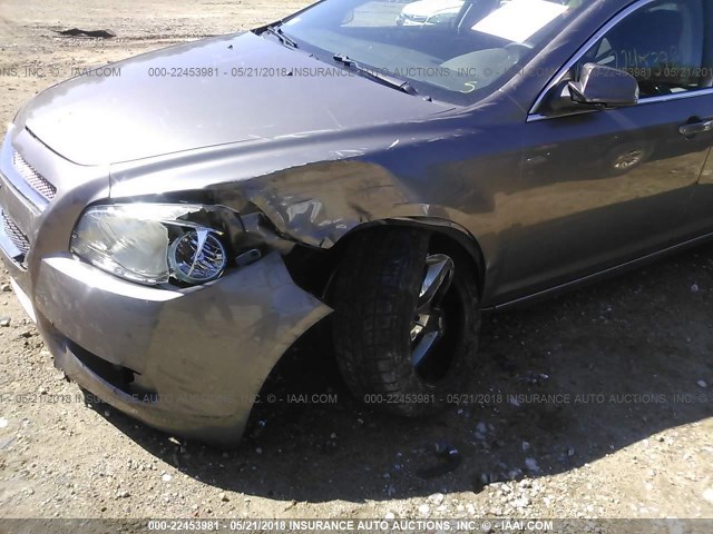 1G1ZC5EB8A4132061 - 2010 CHEVROLET MALIBU 1LT 灰色 照片 6