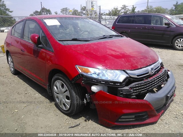 JHMZE2H39CS006230 - 2012 HONDA INSIGHT RED photo 1