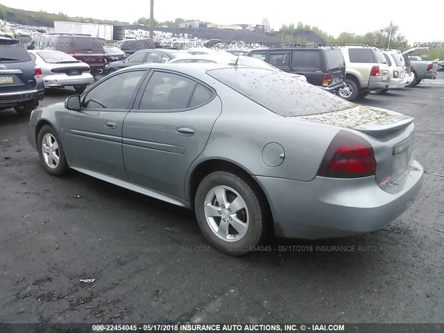 2G2WP582771218674 - 2007 PONTIAC GRAND PRIX GRAY photo 3