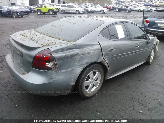 2G2WP582771218674 - 2007 PONTIAC GRAND PRIX GRAY photo 4