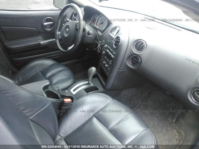 2G2WP582771218674 - 2007 PONTIAC GRAND PRIX GRAY photo 5